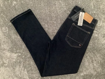 Tommy Hilfiger TH Flex Skinny Stretch 36x32 Mens Denim New With Tags Dark Wash - Image 1 of 4