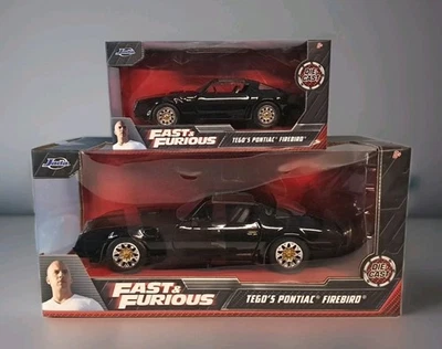 Fast And Furious Tego's Pontiac Firebird Black Diecast 1/24 And 1/32 Jada - Image 1 of 4