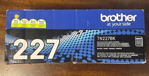 Brother Genuine TN227BK Black Toner Cartridge TN-227BK - Free Shipping - Picture 1 of 6