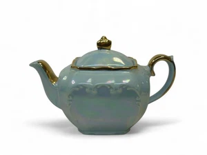 Lovely Vintage Sadler Cube Blue Teapot Drinkware Tableware Collectable Fragile - Picture 1 of 24