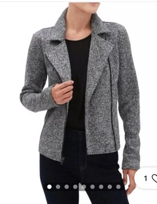NWOT Banana Republic Knit Moto Jacket - S - Image 1 of 4