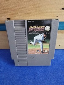 Roger Clemens&rsquo; MVP Baseball (NES, 1991) &ndash; Cartridge + Manual &ndash; Tested