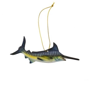 Pez Marlin Árbol de Navidad Adorno Regalo de Navidad Top Pez Espada Océano Decoración de Vacaciones - Imagen 1 de 4