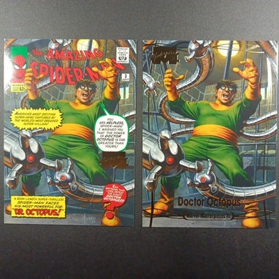 /1499 Doctor Octopus Base & Variant What If Gold Foil 5x7 Marvel Masterpieces XL - Image 1 of 4