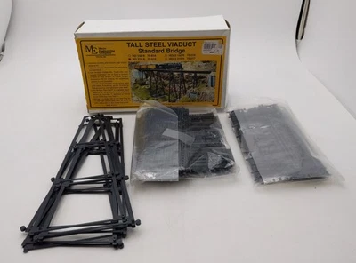 Micro Engineering 75-515 HO 210' Standard Bridge Tall Steel Viaduct Kit EX/Box - Image 1 of 3