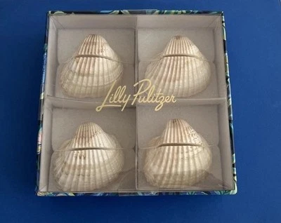 Conjunto de 4 porta-cartões Lilly Pulitzer Seashell Place - Imagem 1 de 4