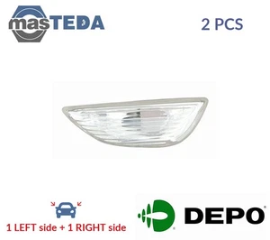 442-1416R-UE INDICATOR LIGHT BLINKER LAMP PAIR FRONT LORO 2PCS NEW - Picture 1 of 5