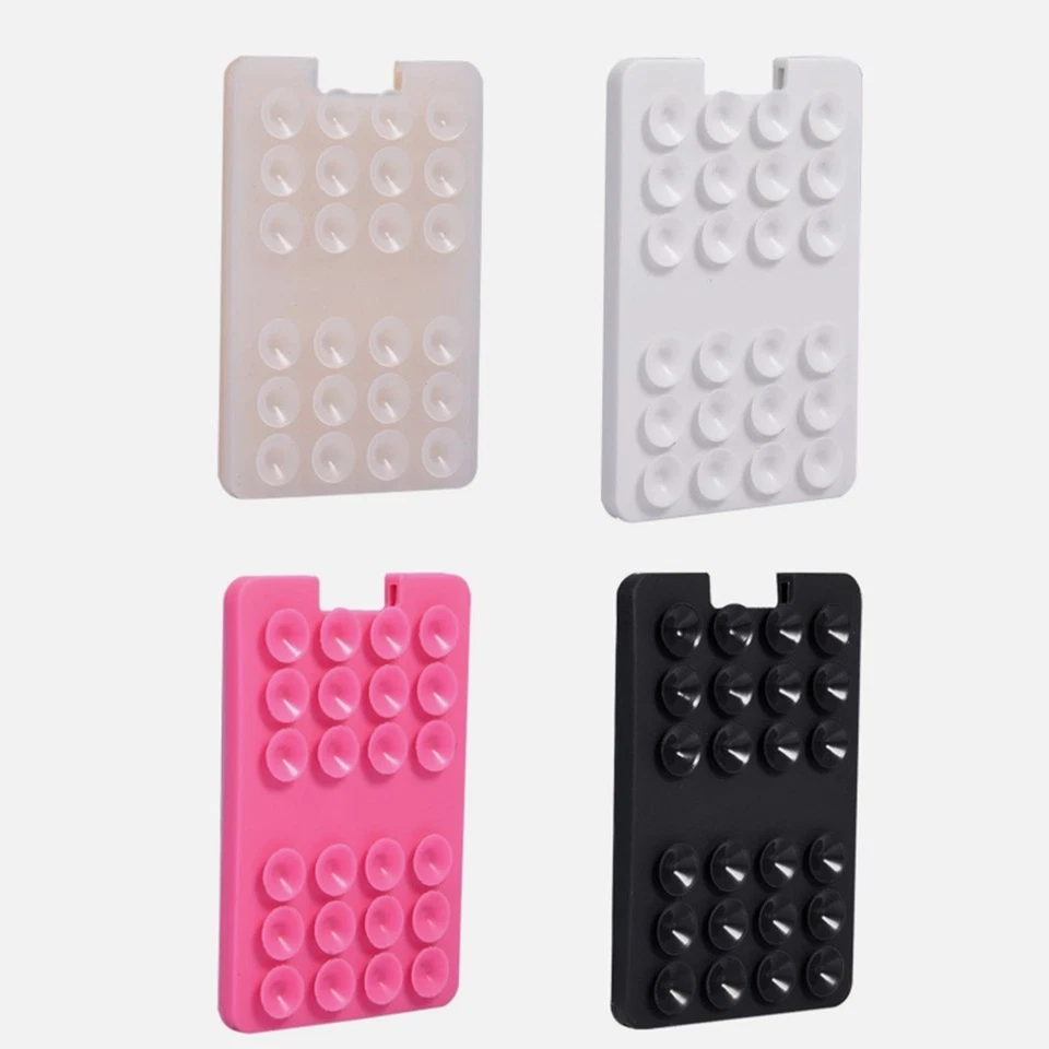 Mobile Phone Suction Grip Card Holder Wallet Mount for iPhone Samsung Nokia - Image 1 of 4