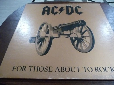 Vintage AC/DC - For Those About To Rock 1981 Vinyl LP Atlantic Records SD 11111 - Image 1 of 4