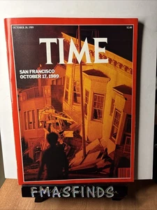 Pr6 1989 SAN FRANCISCO CA EARTHQUAKE Time Magazine October 30 - Picture 1 of 1