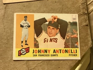 1960 Topps – Johnny Antonelli #80 - Near Mint - Great Corners - No Creases - Picture 1 of 2
