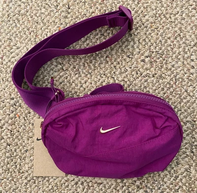 Nike Crossbody Waist Bag Fanny Pack Hip Pac Shoulder Aura Purple HM6120 Adult - Image 1 of 4