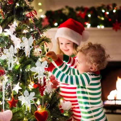  1 Set Pendente Angelo Trasparente Ghiacciolo Decorativo Pendente Albero di - Immagine 1 di 4