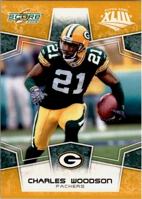 Score Super Bowl XLIII 2008 oro #114 Charles Woodson - FB Foto 1 de 2