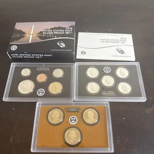 2016 S U.S. Mint Silver Proof Set 13 Coins Original U.S. Mint Box and COA - Picture 1 of 7