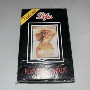 Tarjetas de juego Taste Me Lips vintage nuevas selladas como nuevas - Imagen 1 de 4