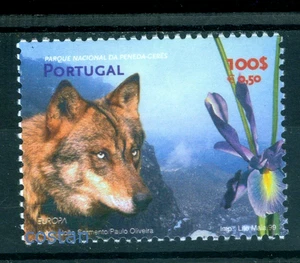 1999 Peneda-Gerês National Park,Wolf,Geres Lily,EUROPA,Portugal,Mi.2338,MNH - Picture 1 of 1