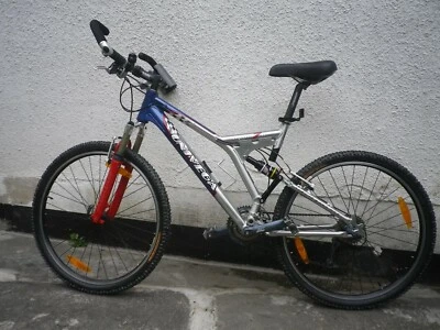 Mountainbike Univega alpina 7 SL al1 opti, blau /silber mit Delta Box Hinterbau - Bild 1 von 4