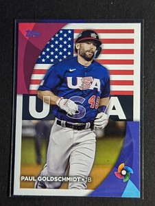 2023 Topps S2 World Baseball Classic #WBC-2 Paul Goldschmidt U.S.A.