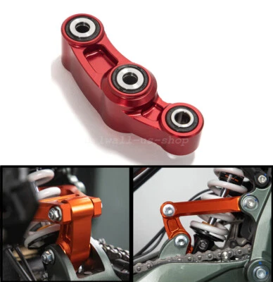 Red CNC Rear Suspension Shock Linkage For Sur-Ron Ultra Bee Electric Motorcycle - Imagen 1 de 4
