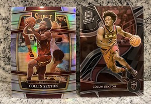 2021-22 Panini Spectra Collin Sexton & Select Silver Holo Cavaliers Jazz
