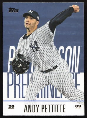 2018 Topps Update #PO-30 Andy Pettitte     New York Yankees Card - Image 1 of 2