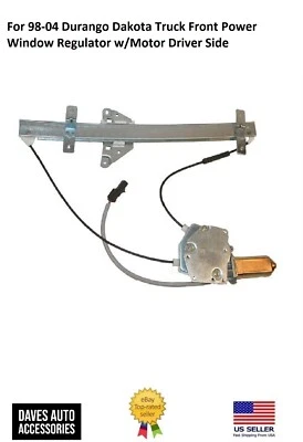 Front Power Window Regulator W/Motor LH Side For 1998-04 Dodge Durango Dakota - Image 1 of 2