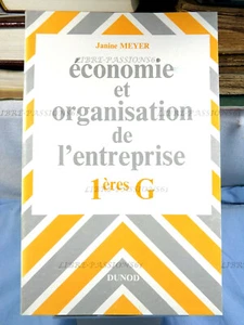 ÉCONOMIE ET ORGANISATION DE L'ENTREPRISE, JANINE MEYER, ÉDITIONS DUNOD, 1975 - Picture 1 of 12