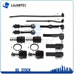 For 95-97 Dodge Ram 1500 4WD Steering 12Pcs Ball Joint Tie Rod End Sway Bar Kit - Picture 1 of 8
