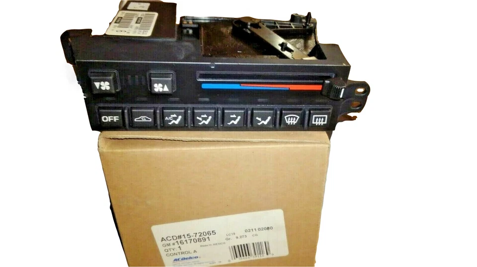 94 95 96 C4 Corvette Control de calefacción manual 15-72065 GM 16170891 ¡NUEVO! Foto 1 de 2