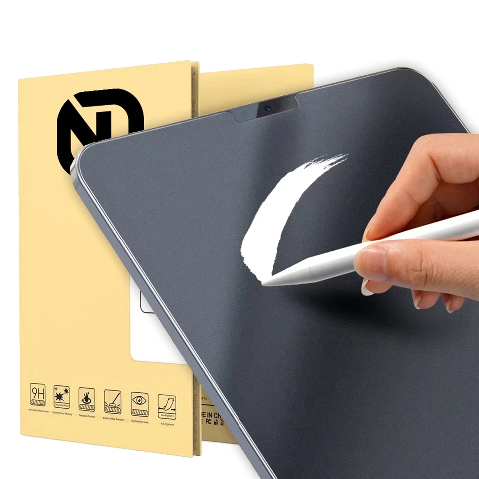 Papier Schutzfolie für iPad Pro / Air 13" 11" 2025 2024 Paper Displayschutz Matt - Bild 1 von 4