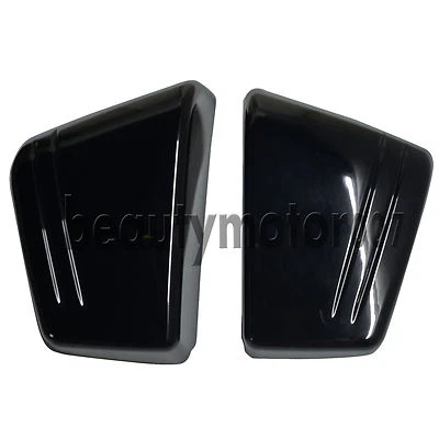 Cubierta lateral de batería de carenado negro para Honda VTX 1800 C VTX1800C personalizada 2002-2008 Foto 1 de 4