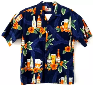 Hilo Hattie The Hawaiian Camicia Originale Uomo Bottoni AOP Tg L - Foto 1 di 8