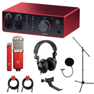 Focusrite Scarlett 4i4 USB-C Audio/MIDI Interface (4th Gen) KIT - Picture 1 of 12
