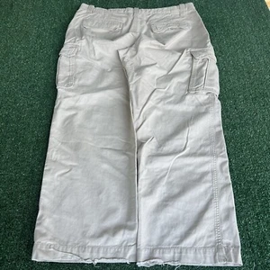 VTG Y2K Mens Sonoma Wide-Leg Light Khaki Cargo Pants 40x30" 21" Opens JNCO Style - Picture 1 of 11