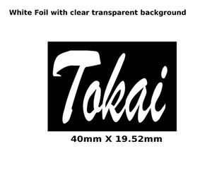 Tokai guitar Decal head stocks Restoration water slide Logo 179wb - Picture 1 of 1