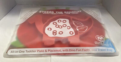 Mantel individual para comer bebé pequeño Stegos The Dinomat BPA mantel individual de succión de silicona Foto 1 de 4