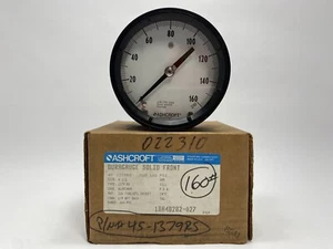 Ashcroft Duragauge Pressure Gauge 45-1379RS-02B-160# NEW OLD STOCK - Picture 1 of 6