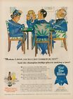 1944 Beer Brewery Pabst ruban bleu PBR vintage imprimé jeu de cartes publicitaire as triomphé