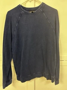 Nordstrom Herren Shop Waffelstrick Sweatshirt Thermo Langarmshirt Small Navy - Bild 1 von 7
