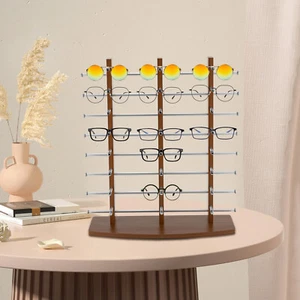 Eyeglass Holder Sunglasses Organizer Stand Show Rack Display Frame 3 Layers - Picture 1 of 14