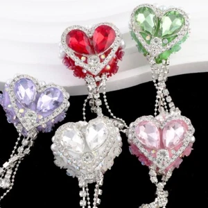 2 piezas Flor Borla Agujero Recto Cuentas Hágalo Usted Mismo Abalorios Pluma Llavero Accesorios - Imagen 1 de 13