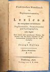 1823 Practical Handbook for Engraving Collectors Lexicon Antik Book