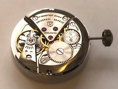 universal geneve 17 jewel mechanical movement 57 t swiss made 🇨🇭 - Image 1 of 4