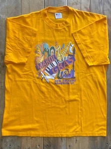 Mardi Gras New Orleans T-Shirt - Yellow - 2XL - BNK Super Activewear - Picture 1 of 10