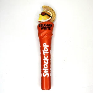 Tirador de grifo de cerveza blanco belga Shocktop Mohawk naranja amarillo 12" - Imagen 1 de 6