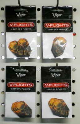 4 Juegos Viper iFlight Calavera con Cuernos Llameantes Forma Delgada Dardos Vuelos Foto 1 de 2