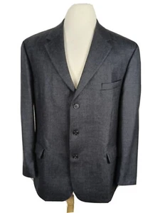 Chereskin Men's Sz 46R Blue Check 100% Lambswool Sport Coat B58 - Picture 1 of 12
