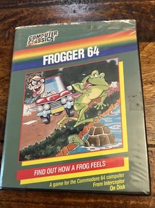 FROGGER 64 Computer Classics Aussie Release (Interceptor) Commodore 64 C64 Disk - Zdjęcie 1 z 5