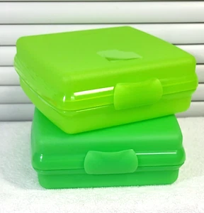 Tupperware Sandwich Keepers.  Roomy and Snaps Shut to Keep in Freshness! New! - Picture 1 of 9